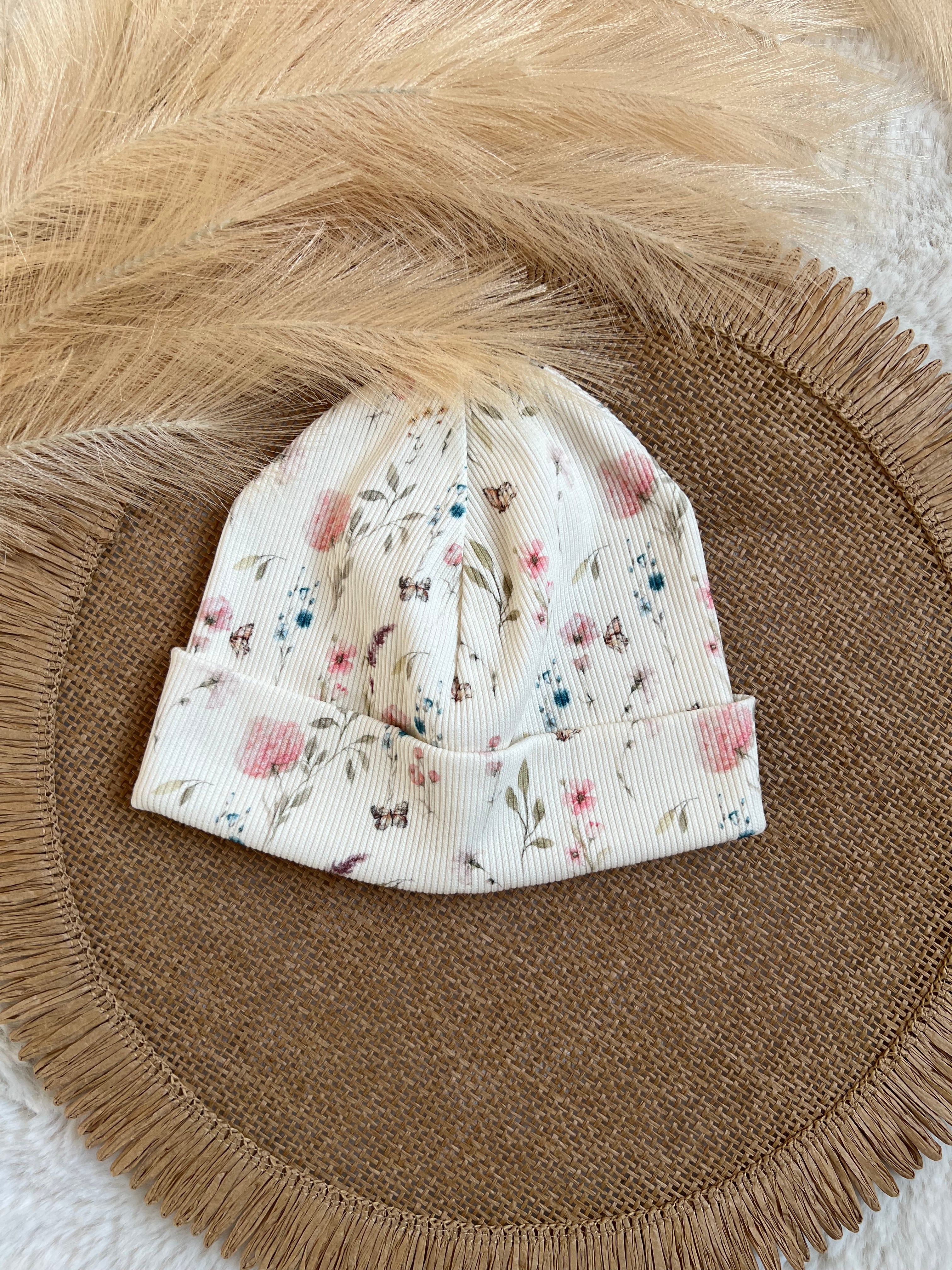 Beanie Rippstoff Kinder