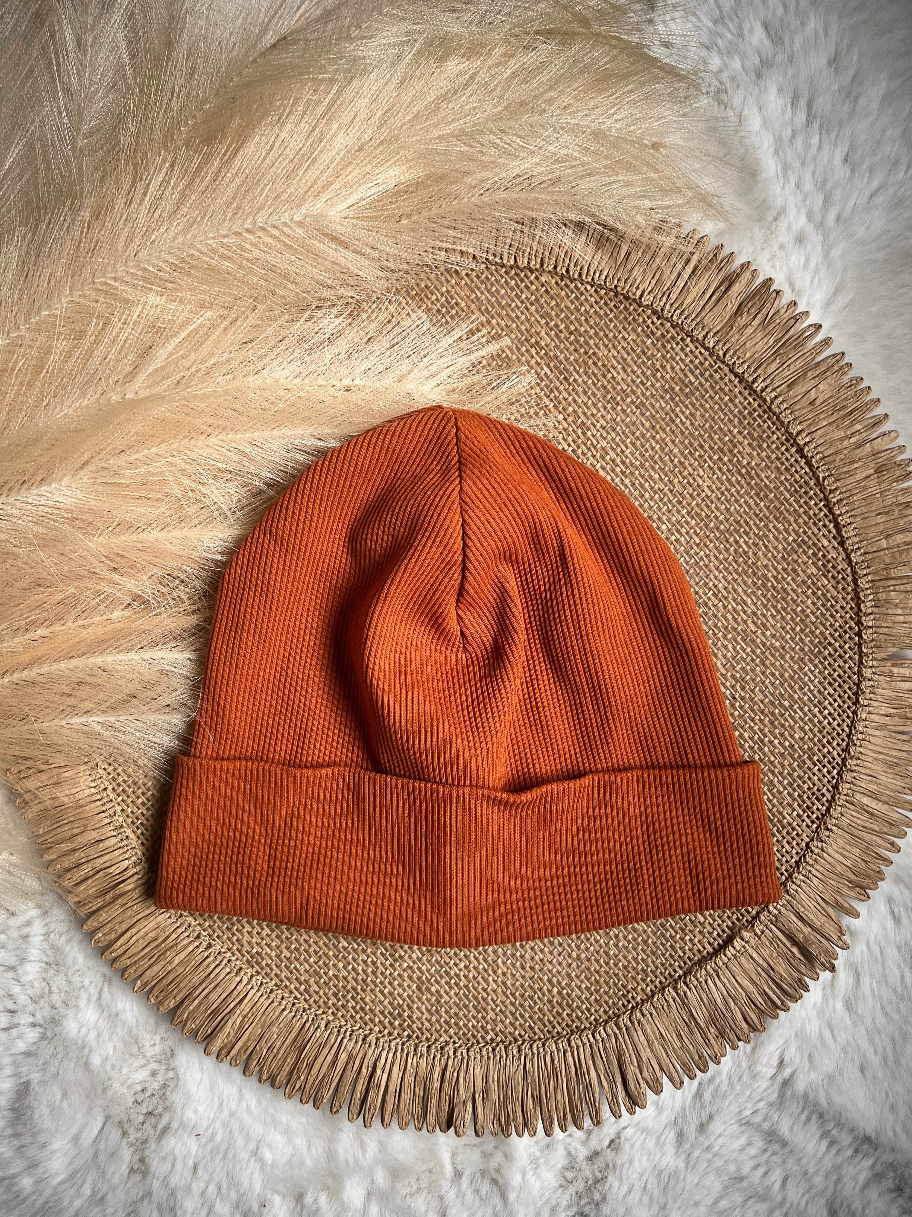 Beanie Rippstoff Erwachsene