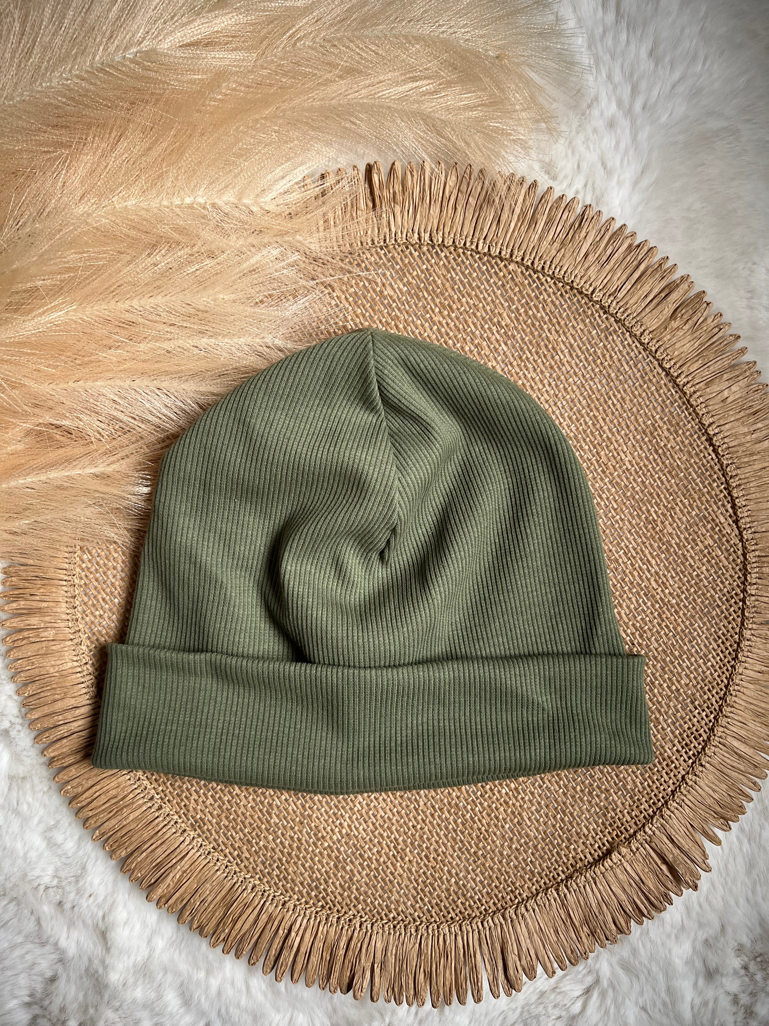 Beanie Rippstoff Erwachsene