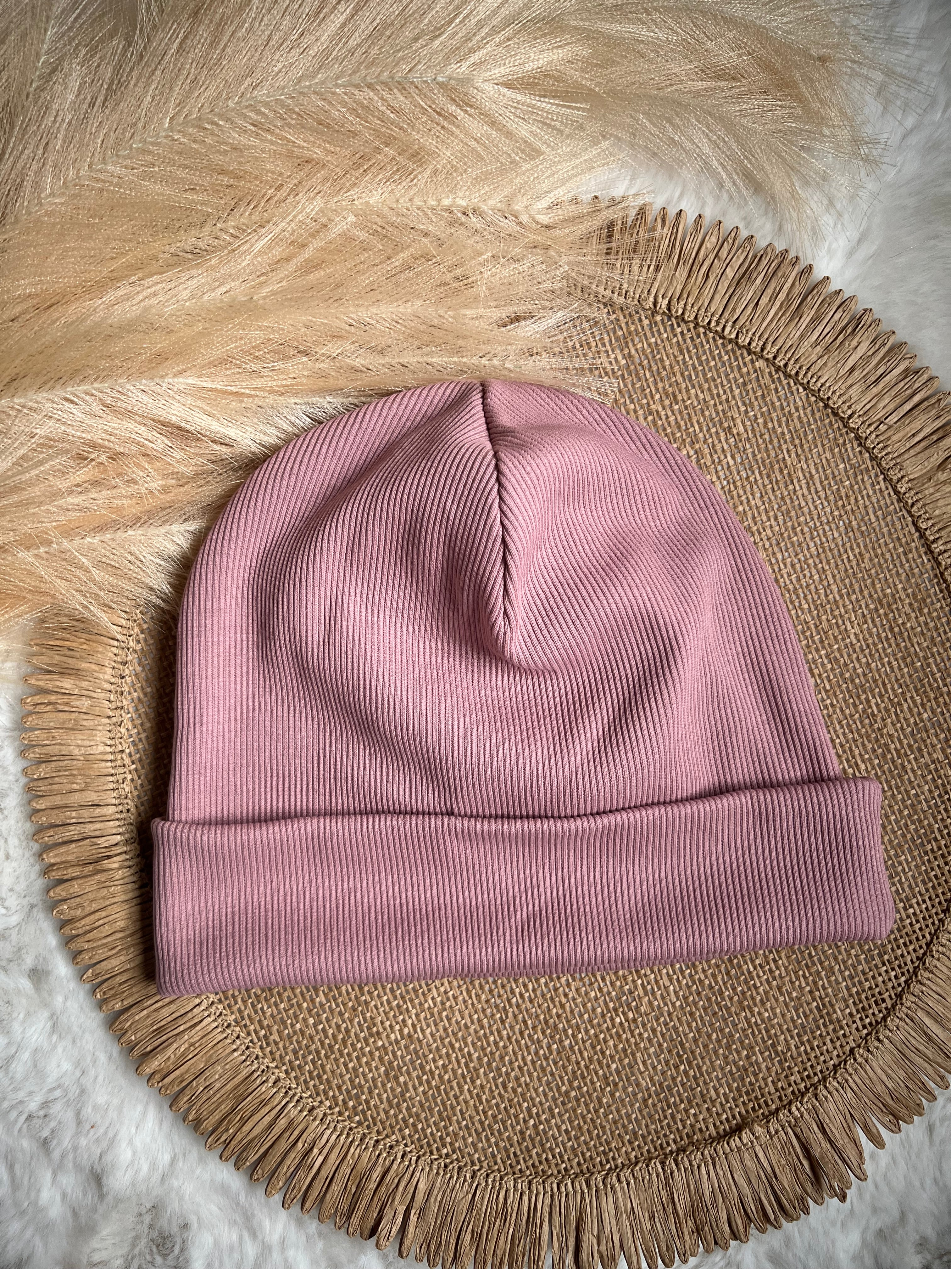 Beanie Rippstoff Erwachsene