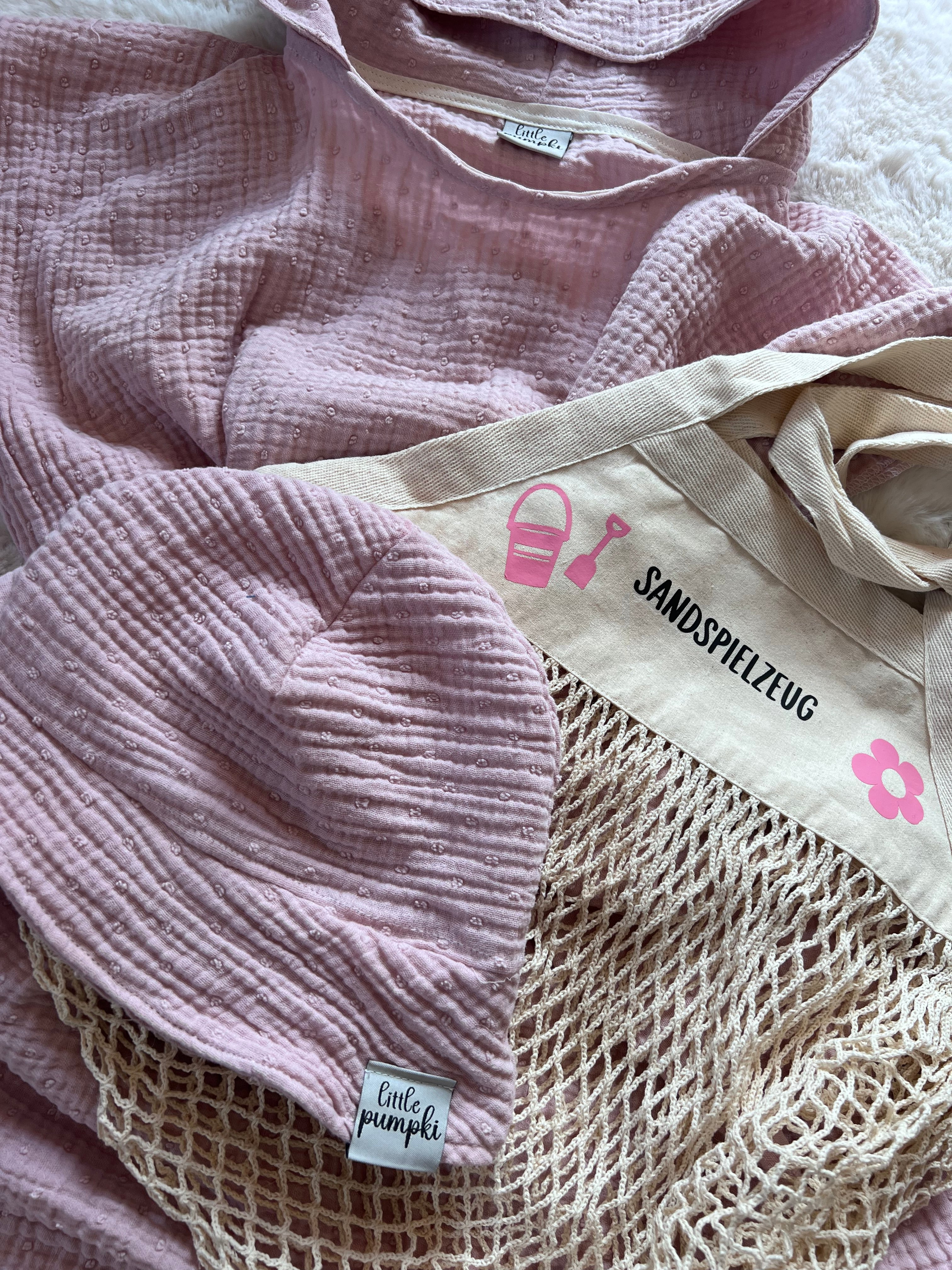 Badeponcho einfarbig