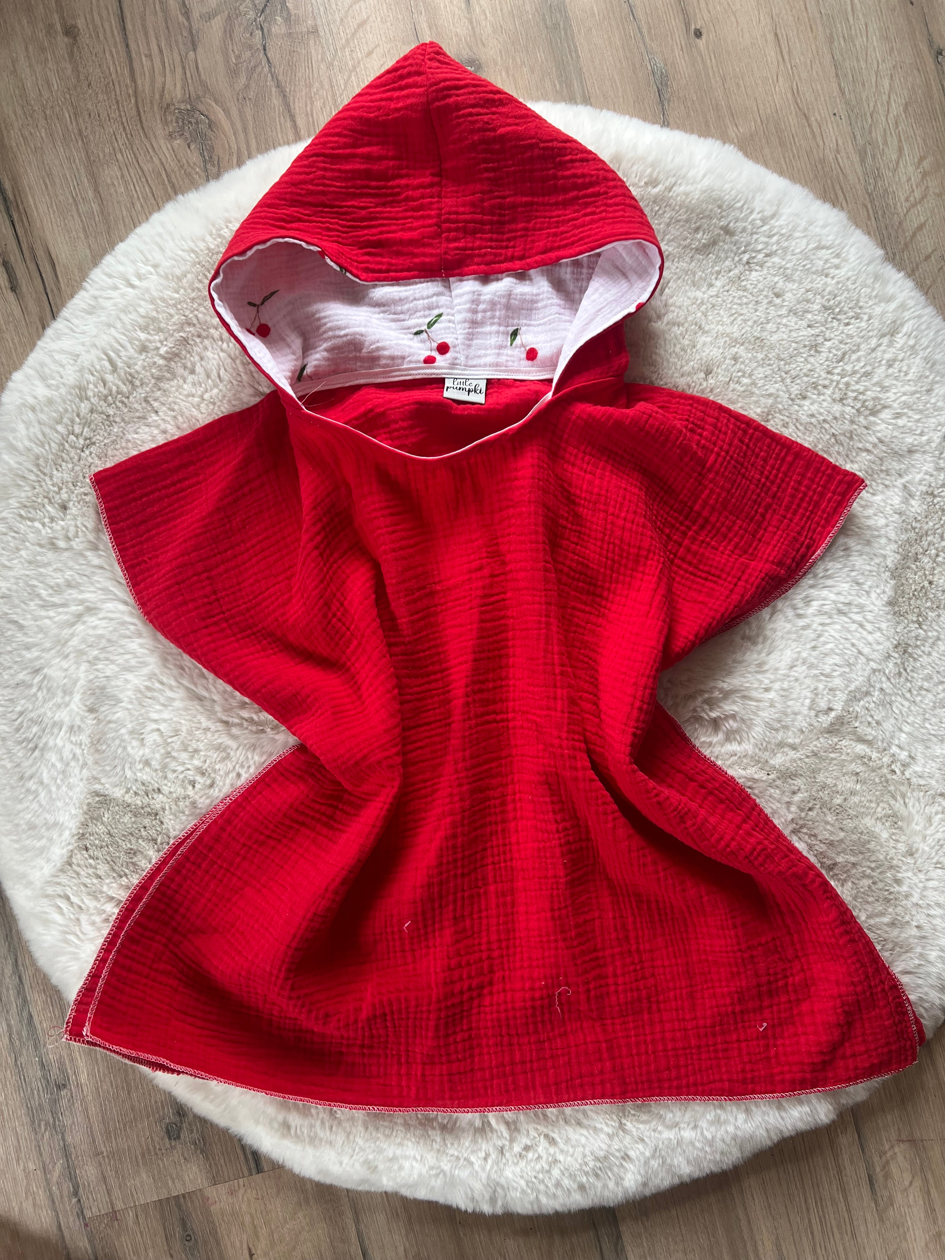 Badeponcho einfarbig