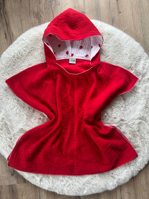 Badeponcho einfarbig