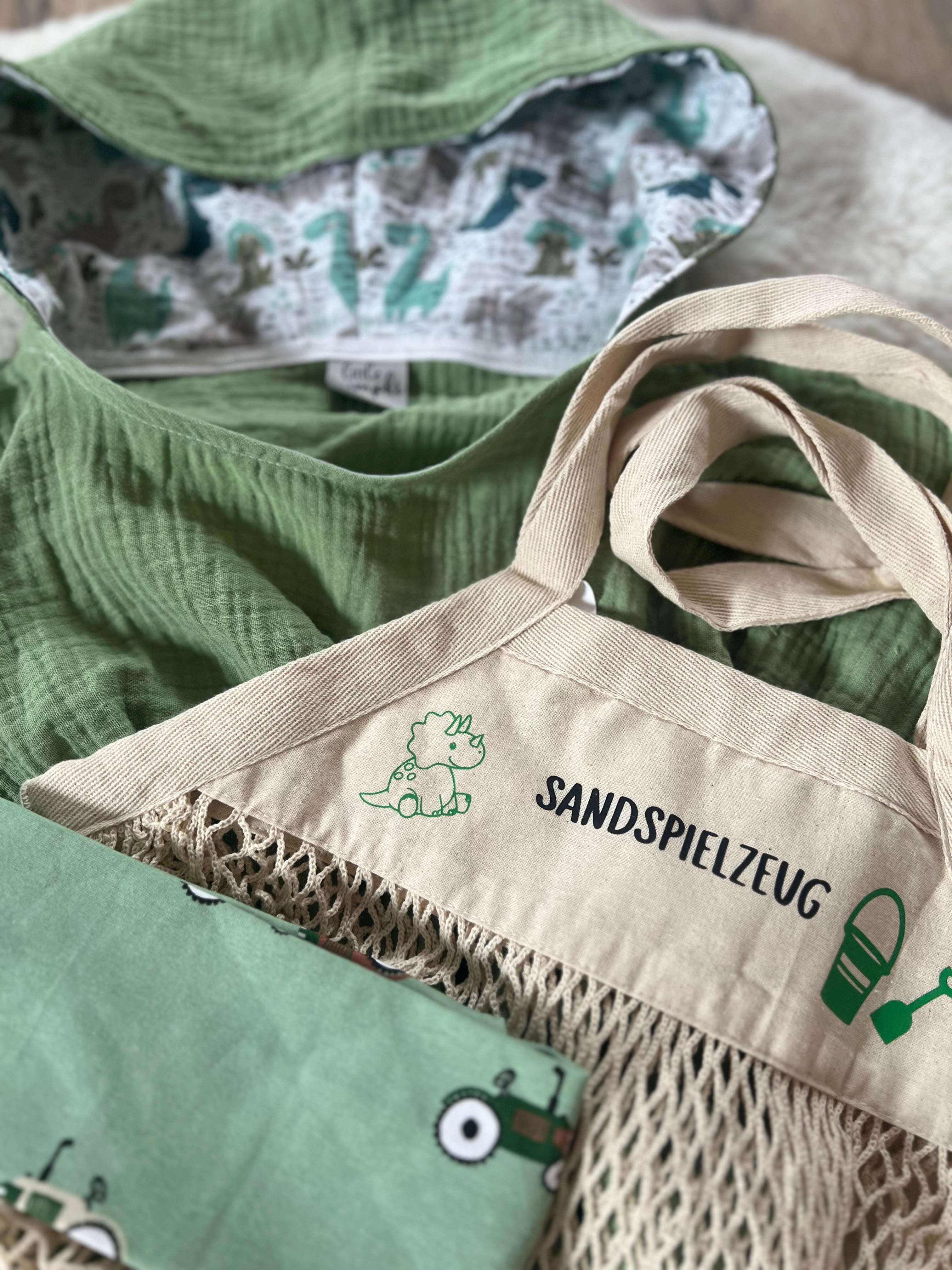 Badeponcho einfarbig